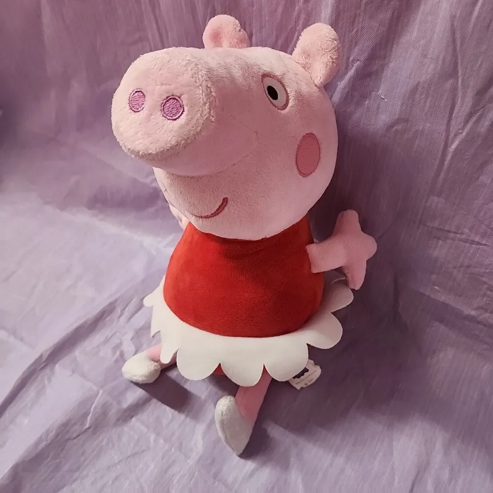 Vintage Peppa Pig 13.5 Inch Ballerina Character Plush 2003
